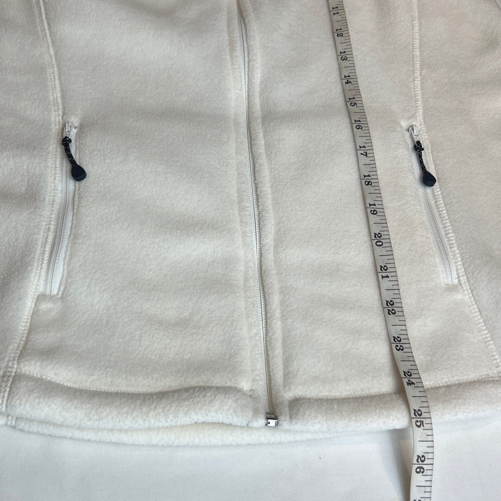 Vineyard Vines Harbor Fleece Vest Full Zip with Zip Pockets White SZ S - Picture 8 of 8